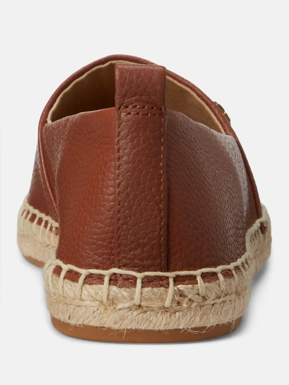 Lauren Ralph Lauren CAMERYN IV TUMBLED LEATHER ESPADRILLE